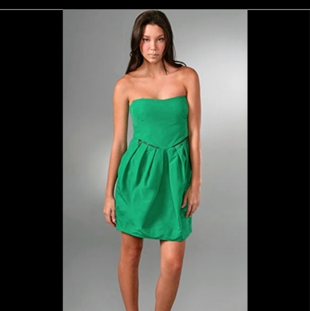 See By Chloe green mini dress size 2